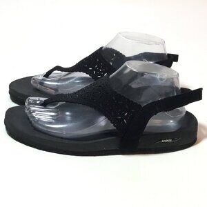 Skechers Women's Sandals 8.5 Bling Sling Back Thong ArchFit Size 8.5
